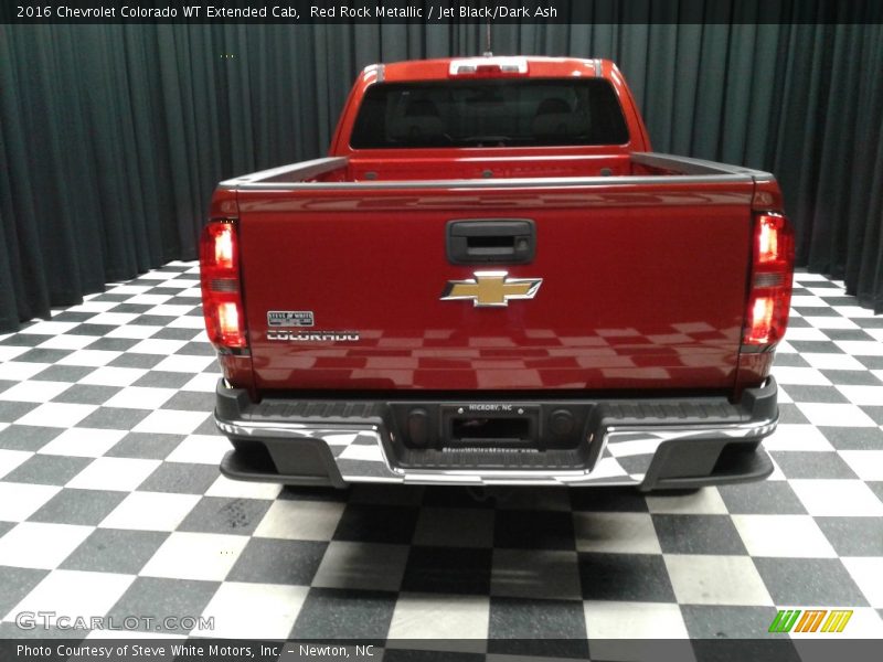 Red Rock Metallic / Jet Black/Dark Ash 2016 Chevrolet Colorado WT Extended Cab