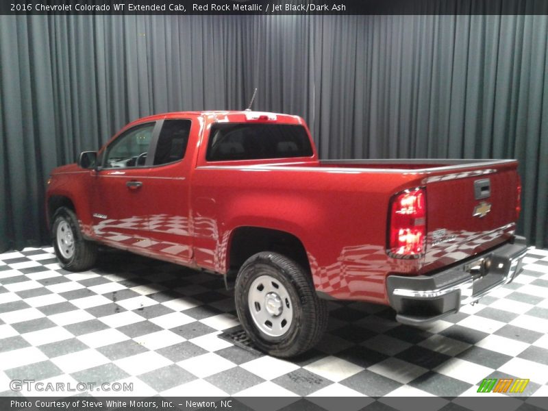 Red Rock Metallic / Jet Black/Dark Ash 2016 Chevrolet Colorado WT Extended Cab