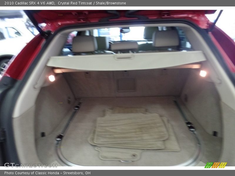 Crystal Red Tintcoat / Shale/Brownstone 2010 Cadillac SRX 4 V6 AWD