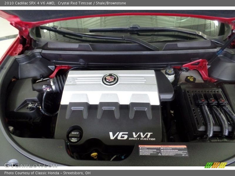 Crystal Red Tintcoat / Shale/Brownstone 2010 Cadillac SRX 4 V6 AWD