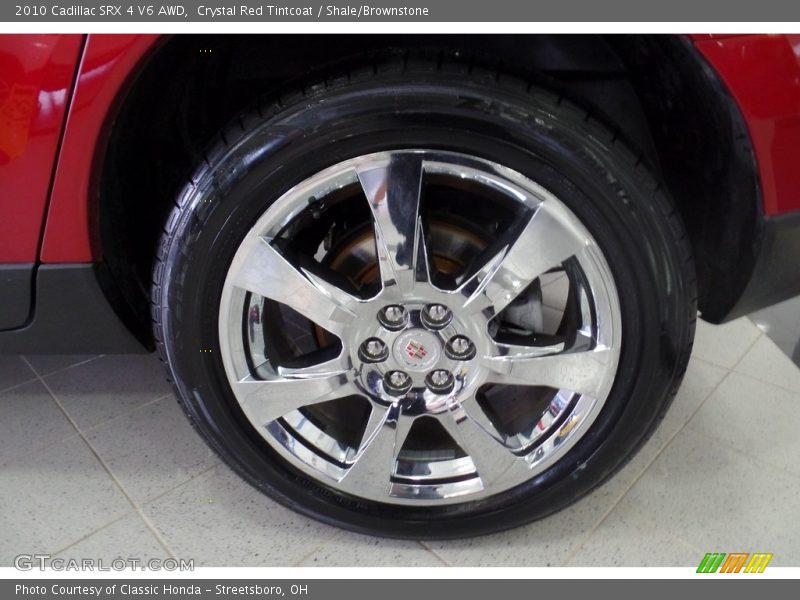 Crystal Red Tintcoat / Shale/Brownstone 2010 Cadillac SRX 4 V6 AWD