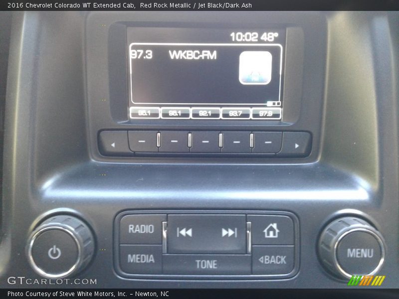 Red Rock Metallic / Jet Black/Dark Ash 2016 Chevrolet Colorado WT Extended Cab