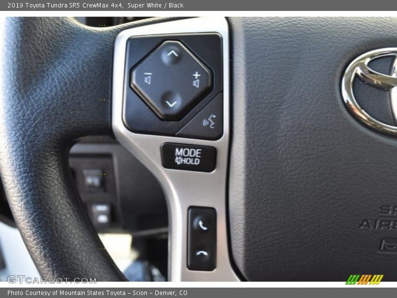Super White / Black 2019 Toyota Tundra SR5 CrewMax 4x4