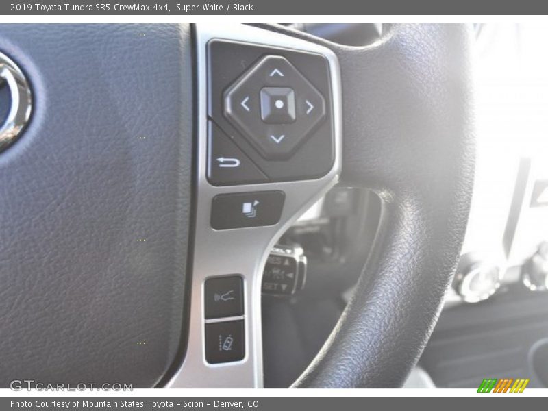 Super White / Black 2019 Toyota Tundra SR5 CrewMax 4x4