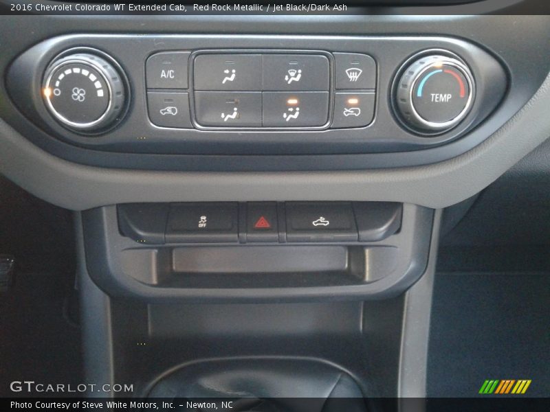 Red Rock Metallic / Jet Black/Dark Ash 2016 Chevrolet Colorado WT Extended Cab