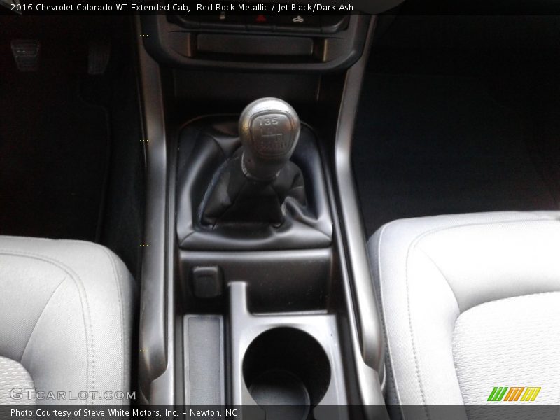 Red Rock Metallic / Jet Black/Dark Ash 2016 Chevrolet Colorado WT Extended Cab