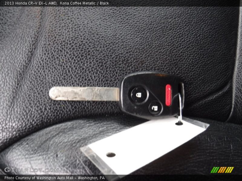 Kona Coffee Metallic / Black 2013 Honda CR-V EX-L AWD