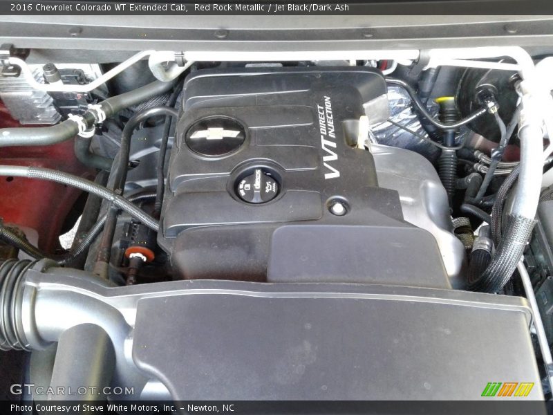 Red Rock Metallic / Jet Black/Dark Ash 2016 Chevrolet Colorado WT Extended Cab