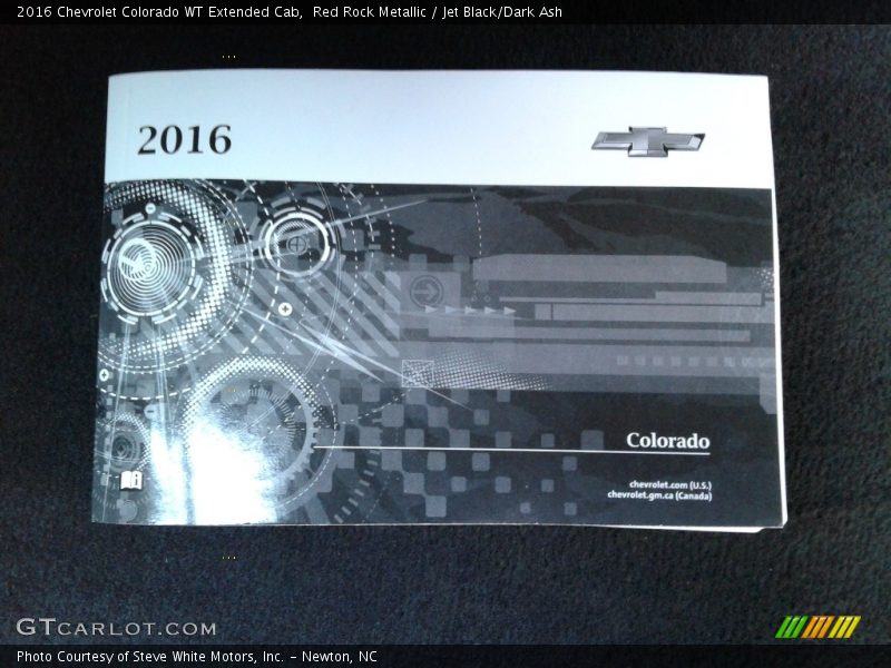 Red Rock Metallic / Jet Black/Dark Ash 2016 Chevrolet Colorado WT Extended Cab