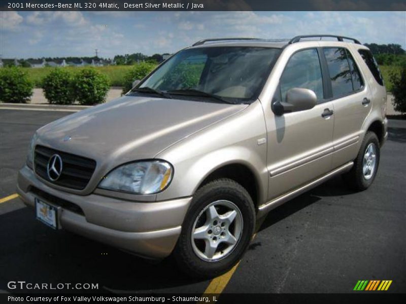 Desert Silver Metallic / Java 2001 Mercedes-Benz ML 320 4Matic