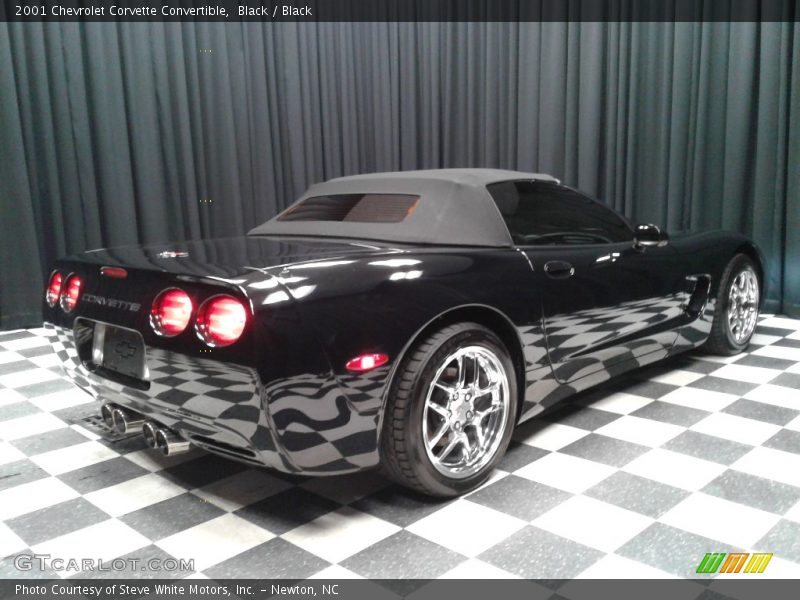 Black / Black 2001 Chevrolet Corvette Convertible