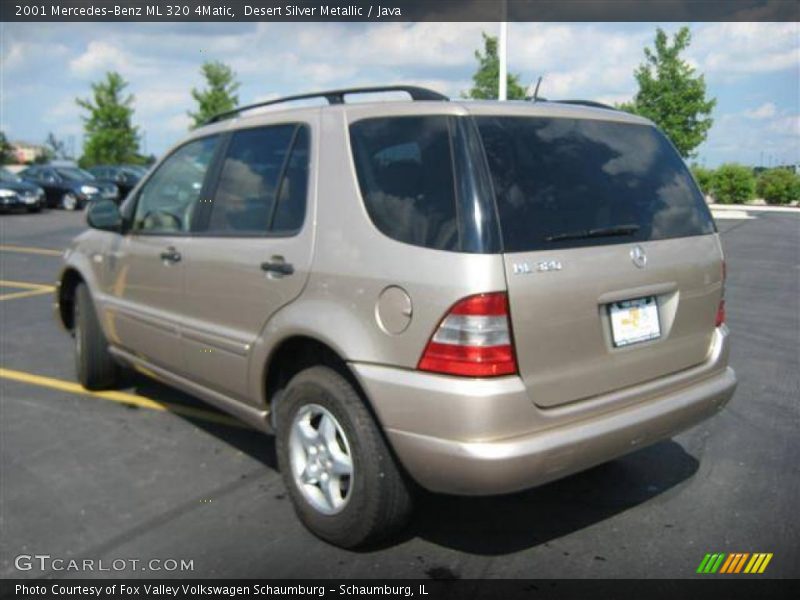 Desert Silver Metallic / Java 2001 Mercedes-Benz ML 320 4Matic