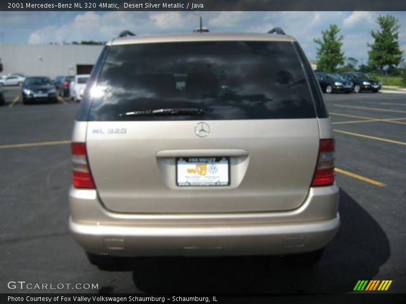 Desert Silver Metallic / Java 2001 Mercedes-Benz ML 320 4Matic