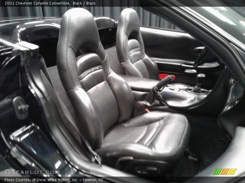 Black / Black 2001 Chevrolet Corvette Convertible