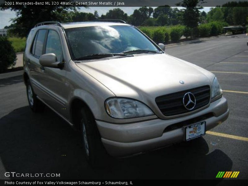 Desert Silver Metallic / Java 2001 Mercedes-Benz ML 320 4Matic