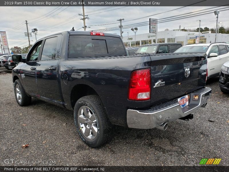 Maximum Steel Metallic / Black/Diesel Gray 2019 Ram 1500 Classic Big Horn Crew Cab 4x4