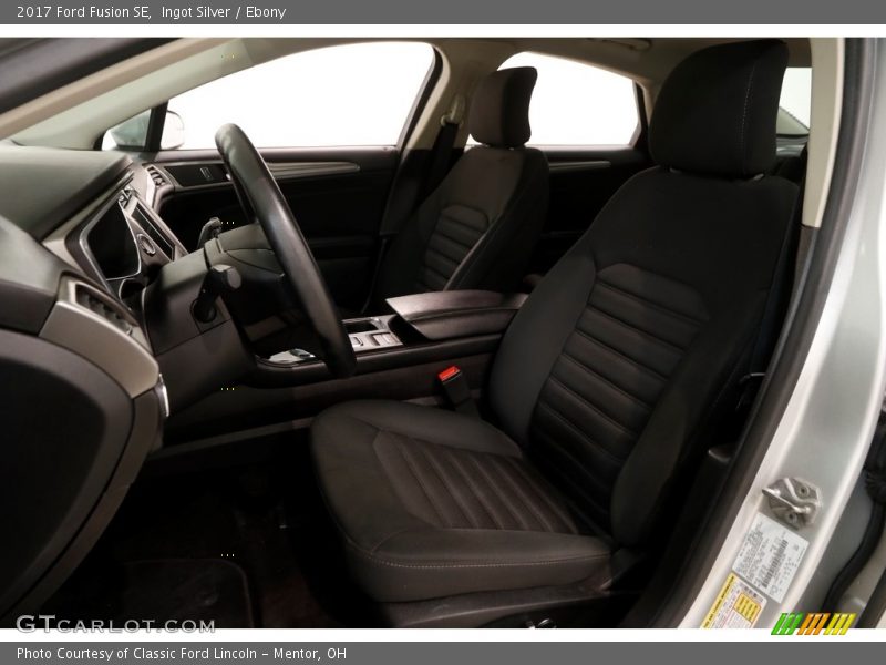 Ingot Silver / Ebony 2017 Ford Fusion SE