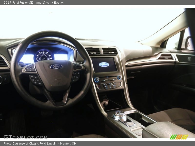 Ingot Silver / Ebony 2017 Ford Fusion SE