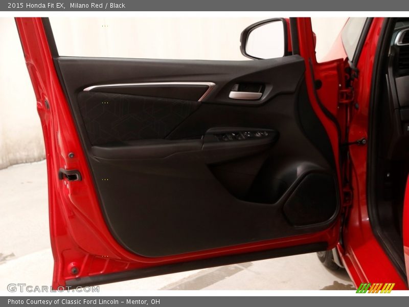 Milano Red / Black 2015 Honda Fit EX
