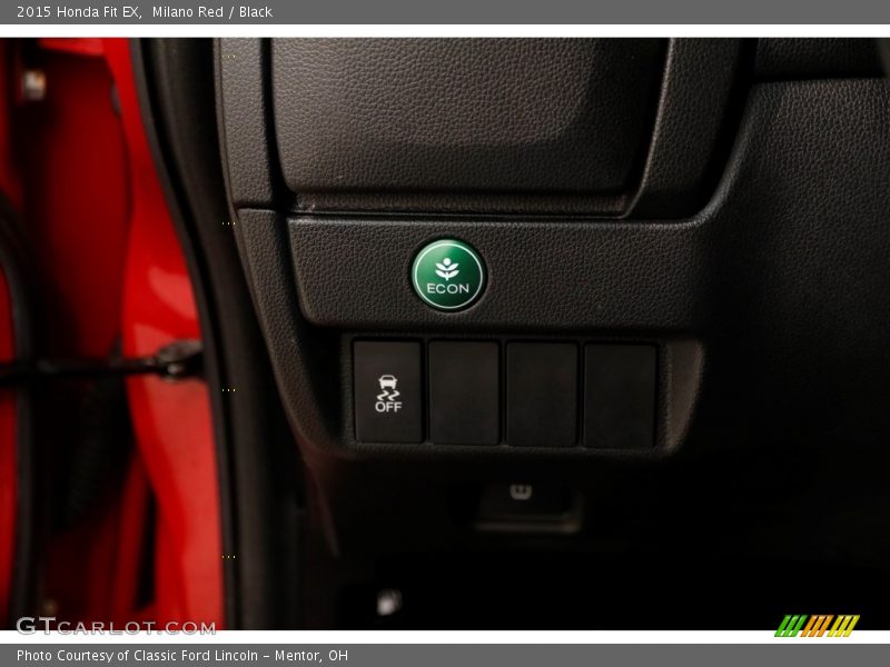 Milano Red / Black 2015 Honda Fit EX