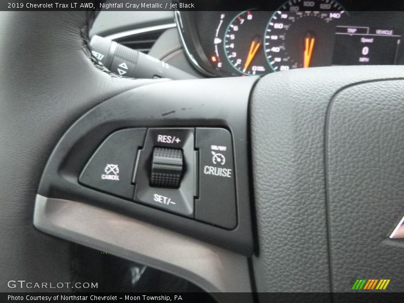 Nightfall Gray Metallic / Jet Black 2019 Chevrolet Trax LT AWD