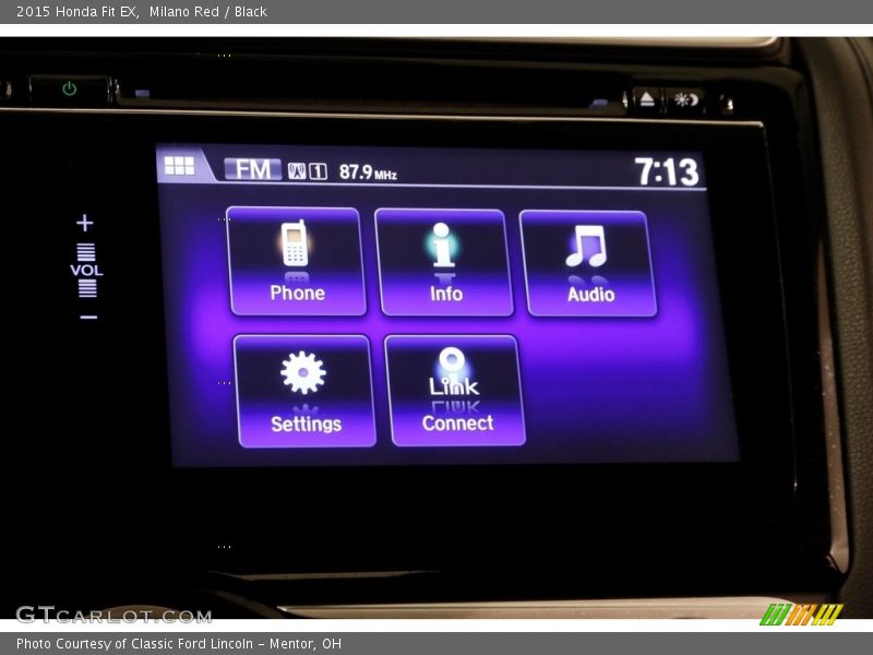 Milano Red / Black 2015 Honda Fit EX