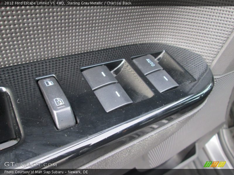 Sterling Gray Metallic / Charcoal Black 2012 Ford Escape Limited V6 4WD