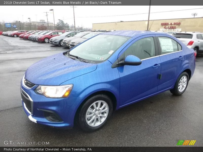 Kinetic Blue Metallic / Jet Black/­Dark Titanium 2019 Chevrolet Sonic LT Sedan
