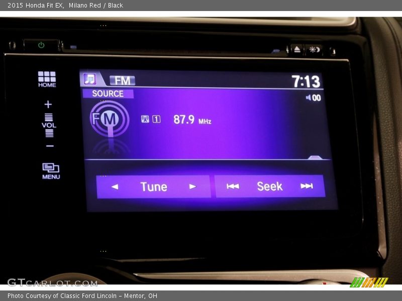 Milano Red / Black 2015 Honda Fit EX