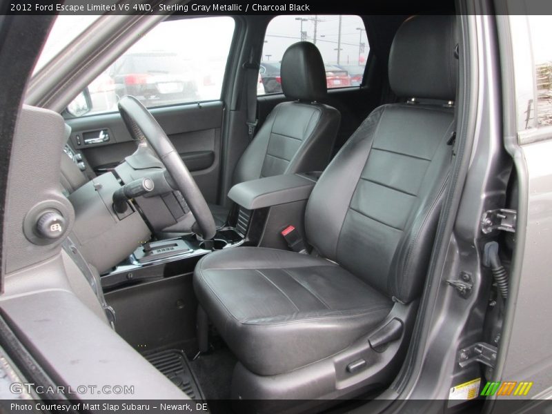 Sterling Gray Metallic / Charcoal Black 2012 Ford Escape Limited V6 4WD