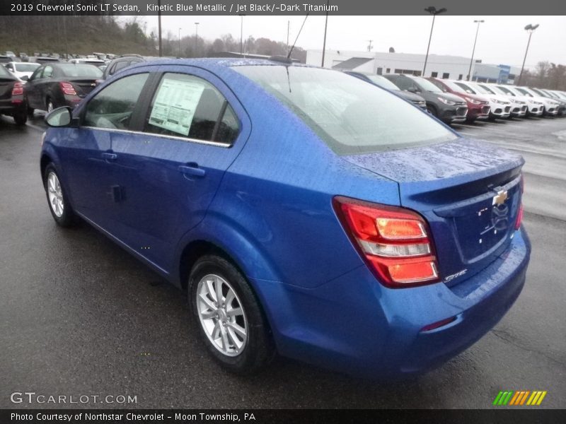 Kinetic Blue Metallic / Jet Black/­Dark Titanium 2019 Chevrolet Sonic LT Sedan