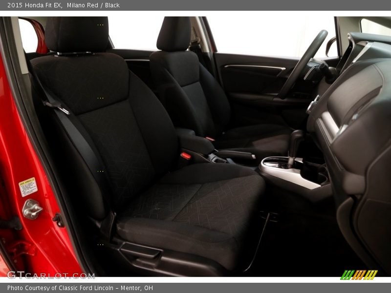 Milano Red / Black 2015 Honda Fit EX