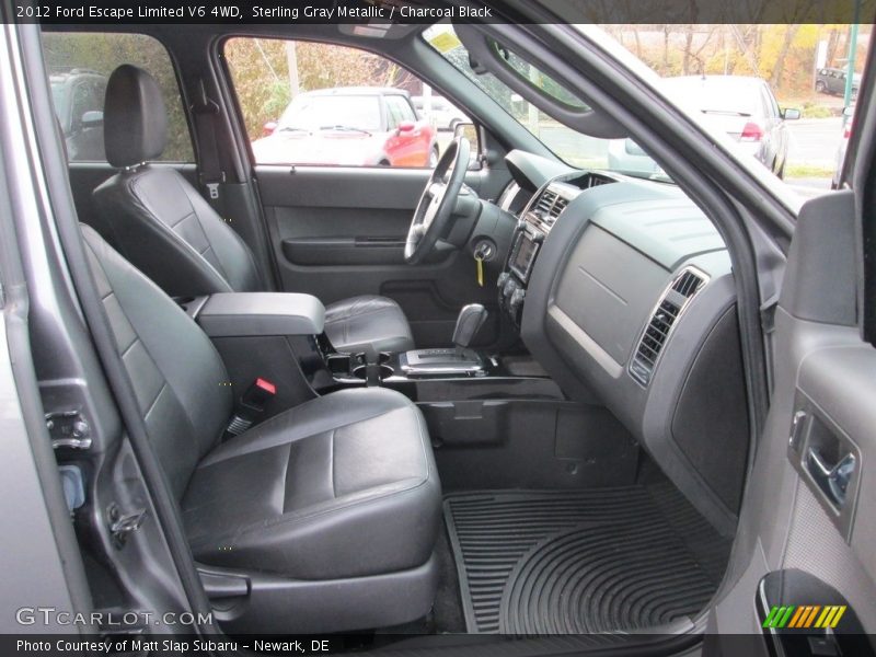 Sterling Gray Metallic / Charcoal Black 2012 Ford Escape Limited V6 4WD