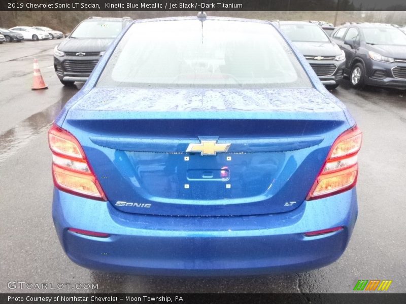 Kinetic Blue Metallic / Jet Black/­Dark Titanium 2019 Chevrolet Sonic LT Sedan