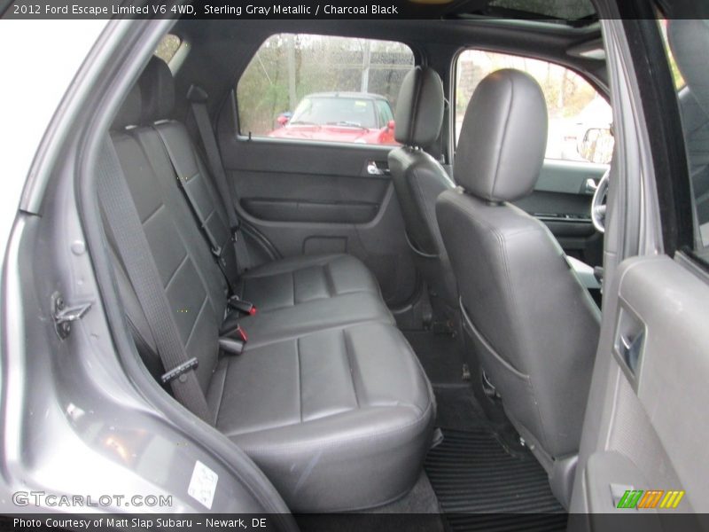 Sterling Gray Metallic / Charcoal Black 2012 Ford Escape Limited V6 4WD