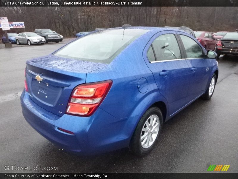 Kinetic Blue Metallic / Jet Black/­Dark Titanium 2019 Chevrolet Sonic LT Sedan