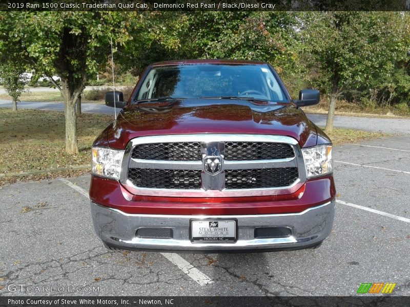 Delmonico Red Pearl / Black/Diesel Gray 2019 Ram 1500 Classic Tradesman Quad Cab