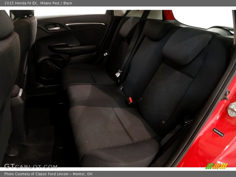 Milano Red / Black 2015 Honda Fit EX