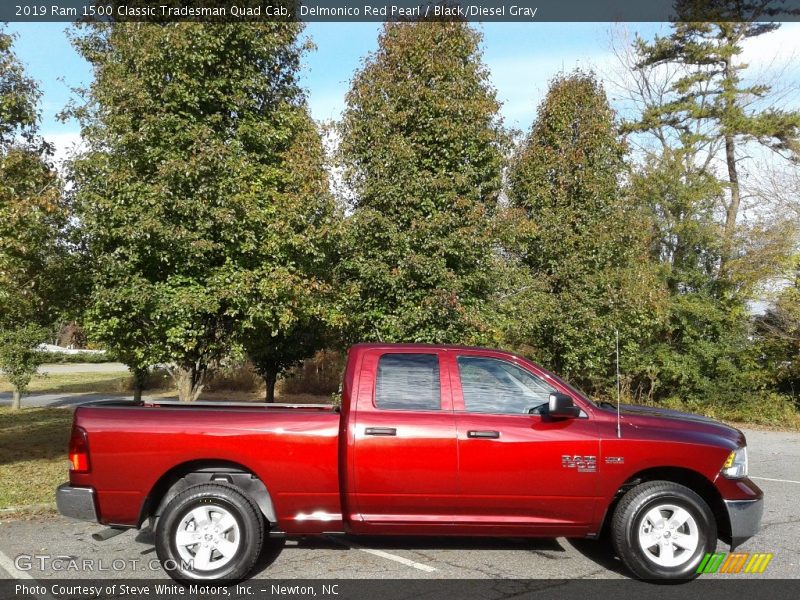 Delmonico Red Pearl / Black/Diesel Gray 2019 Ram 1500 Classic Tradesman Quad Cab