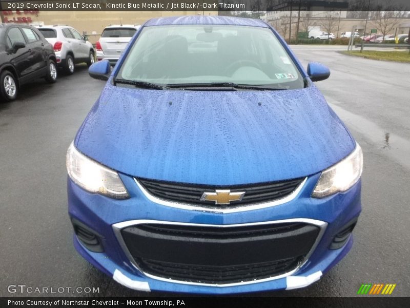 Kinetic Blue Metallic / Jet Black/­Dark Titanium 2019 Chevrolet Sonic LT Sedan