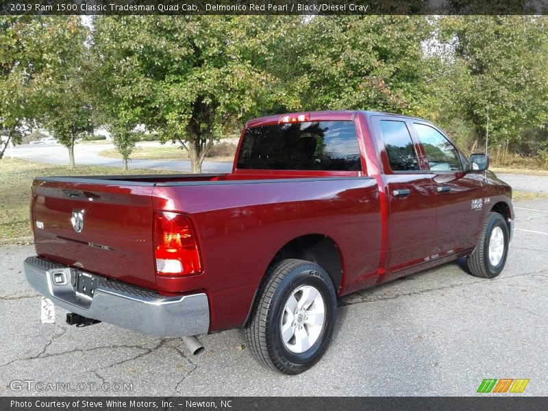 Delmonico Red Pearl / Black/Diesel Gray 2019 Ram 1500 Classic Tradesman Quad Cab