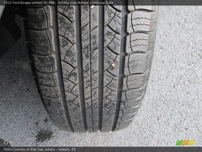 Sterling Gray Metallic / Charcoal Black 2012 Ford Escape Limited V6 4WD