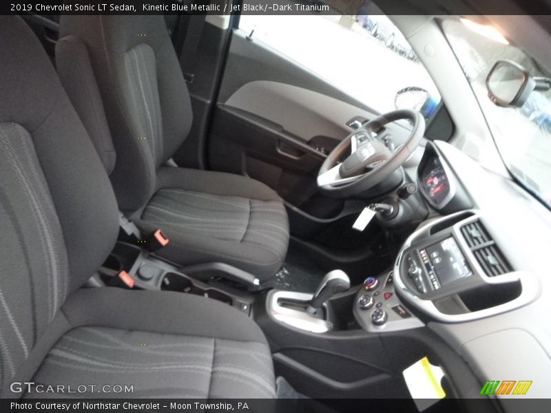 Kinetic Blue Metallic / Jet Black/­Dark Titanium 2019 Chevrolet Sonic LT Sedan