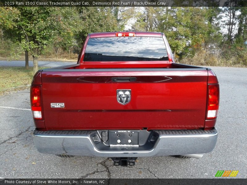 Delmonico Red Pearl / Black/Diesel Gray 2019 Ram 1500 Classic Tradesman Quad Cab