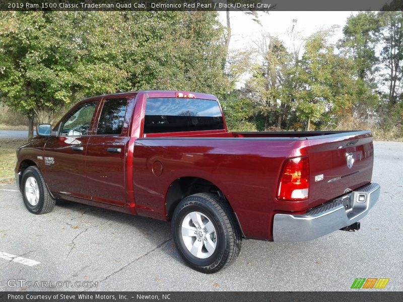 Delmonico Red Pearl / Black/Diesel Gray 2019 Ram 1500 Classic Tradesman Quad Cab