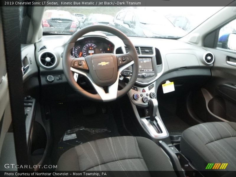Kinetic Blue Metallic / Jet Black/­Dark Titanium 2019 Chevrolet Sonic LT Sedan