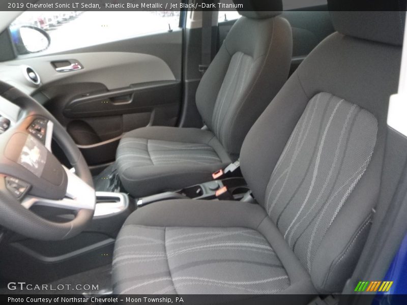 Kinetic Blue Metallic / Jet Black/­Dark Titanium 2019 Chevrolet Sonic LT Sedan