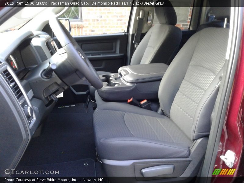 Delmonico Red Pearl / Black/Diesel Gray 2019 Ram 1500 Classic Tradesman Quad Cab