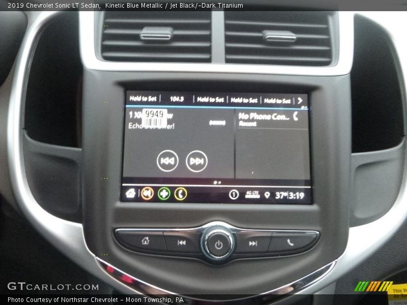 Kinetic Blue Metallic / Jet Black/­Dark Titanium 2019 Chevrolet Sonic LT Sedan