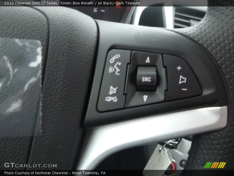 Kinetic Blue Metallic / Jet Black/­Dark Titanium 2019 Chevrolet Sonic LT Sedan